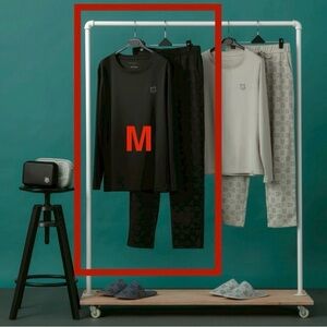 *NEW* 2026 Latest EVA x Maison Kitsuné Royal Laurel/Business Pajama Black size:M